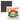 2.5" Square: Florida (multi-colors)